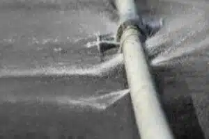 Calgary plumber thawing frozen basement pipe