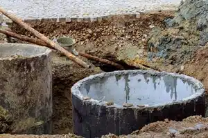 Calgary sewer dig by Ray-Z Plumbing crew