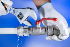 Replacing leaking bathroom faucet in Calgary home