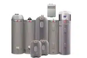 Selection of water heaters from best brands in Calgary