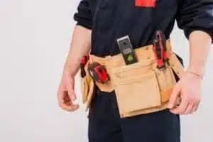 Calgary plumber fixing kitchen sink