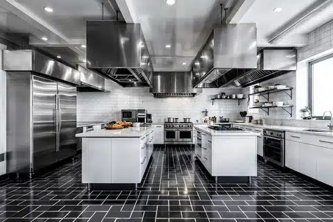 Commercial kitchen ventilation system in Calgary