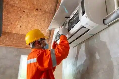 Installing mini-split AC system in Calgary home