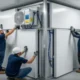 Walk-in cooler installation in Calgary