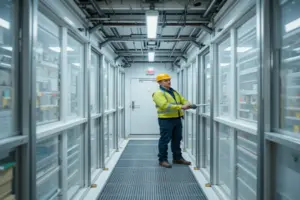 Walk-in freezer installation in Calgary