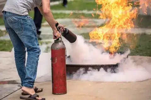 Sprinkler inspection with test report in Calgary