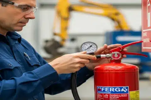 Commercial building fire extinguisher service Calgary