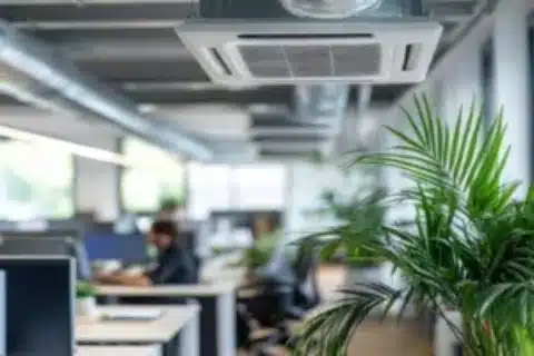 Smart thermostat wall display with mobile phone control