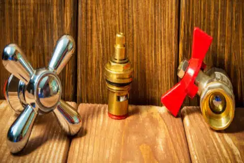 Sprinkler system being repaired in Calgary
